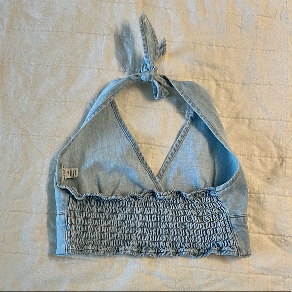 🎈 Guess Denim Halter Bralette - Picture 4 of 10